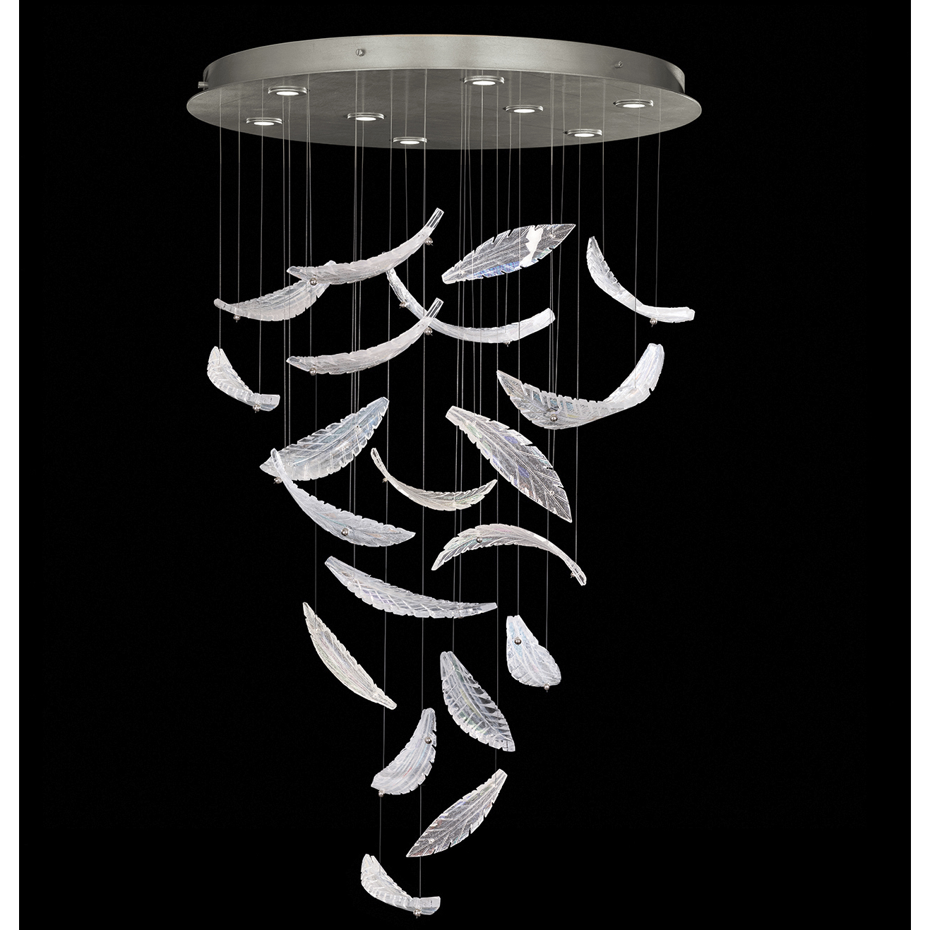 Elevate 8 Light 32 inch Silver Pendant Ceiling Light