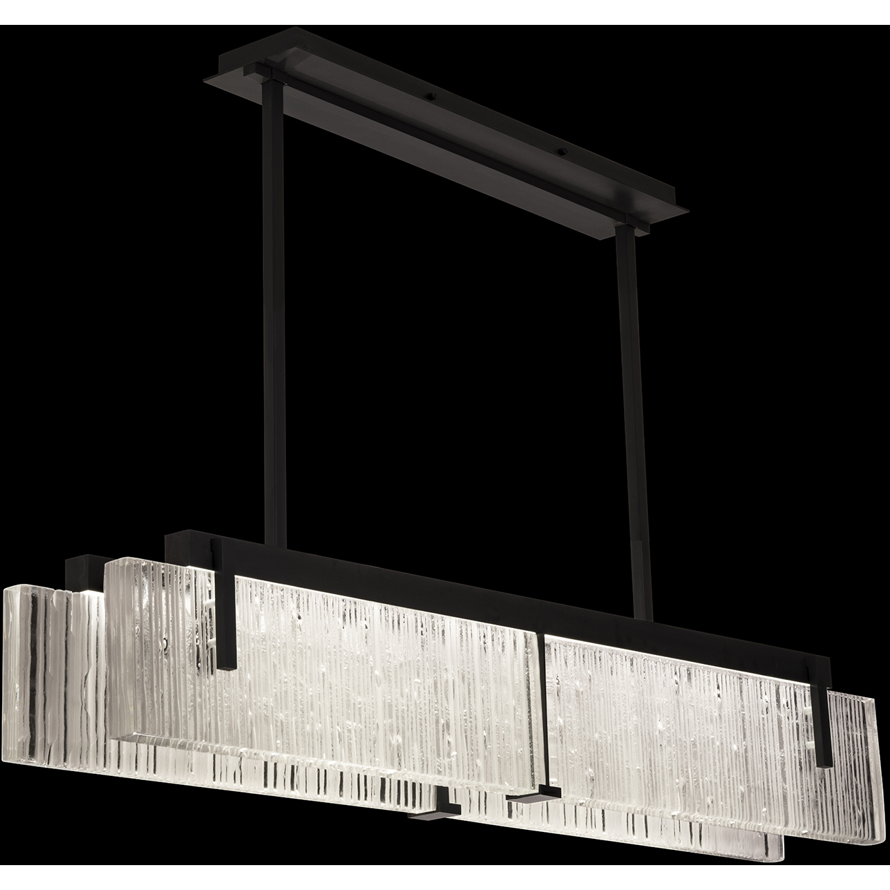 Terra 4 Light 52.25 inch Black Pendant Ceiling Light