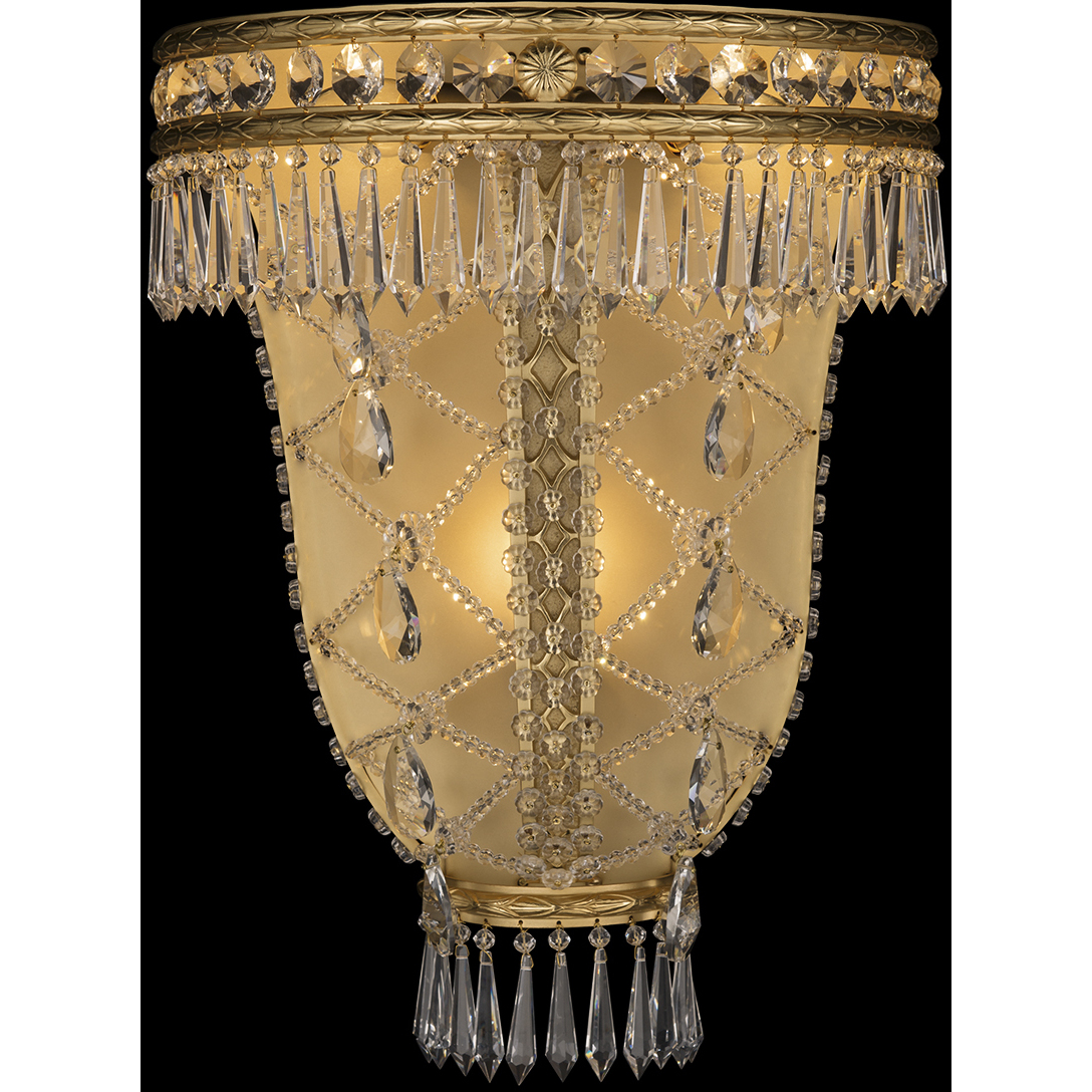 Mariner Luxury LED 14.57 inch Antique Gold Plated Wall Sconce Wall Light