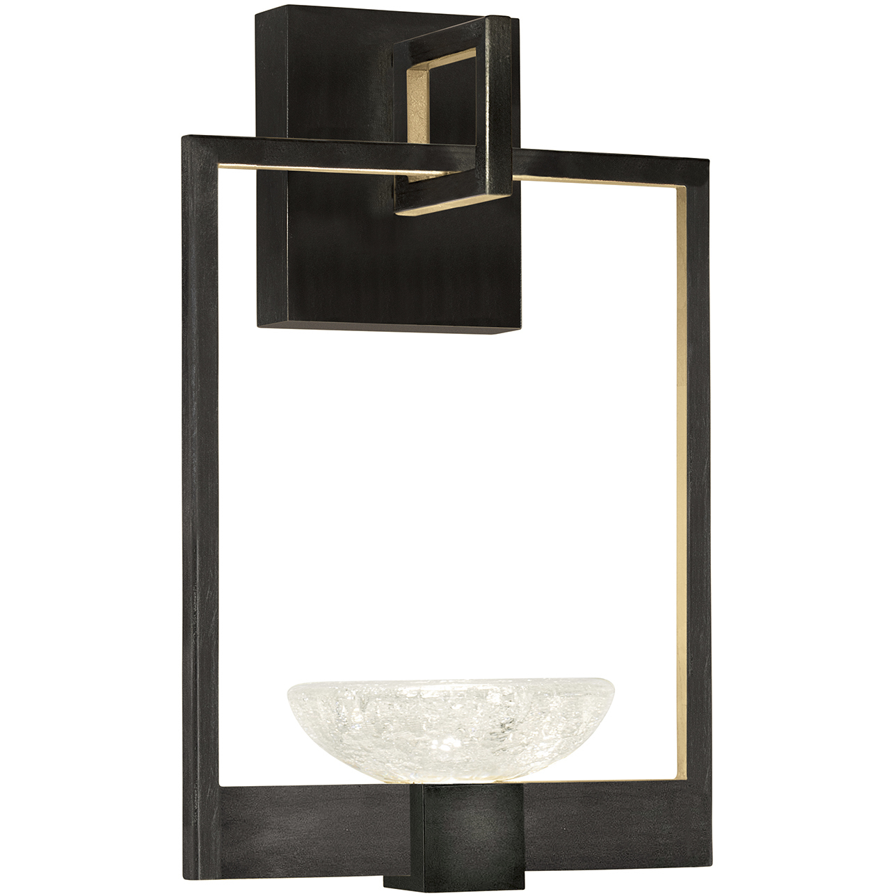 Delphi LED 9.5 inch Black Sconce Wall Light
