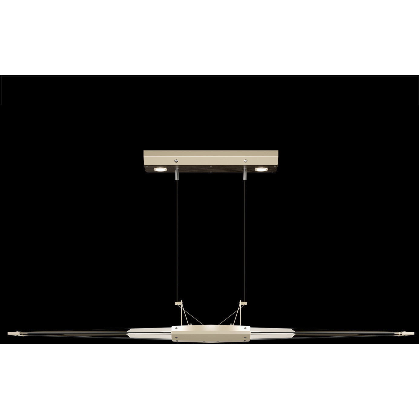 Blade 8 Light 52.13 inch Gold Pendant Ceiling Light