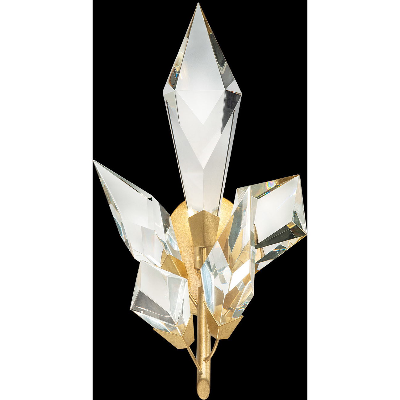 Foret 1 Light 9.75 inch Gold Sconce Wall Light