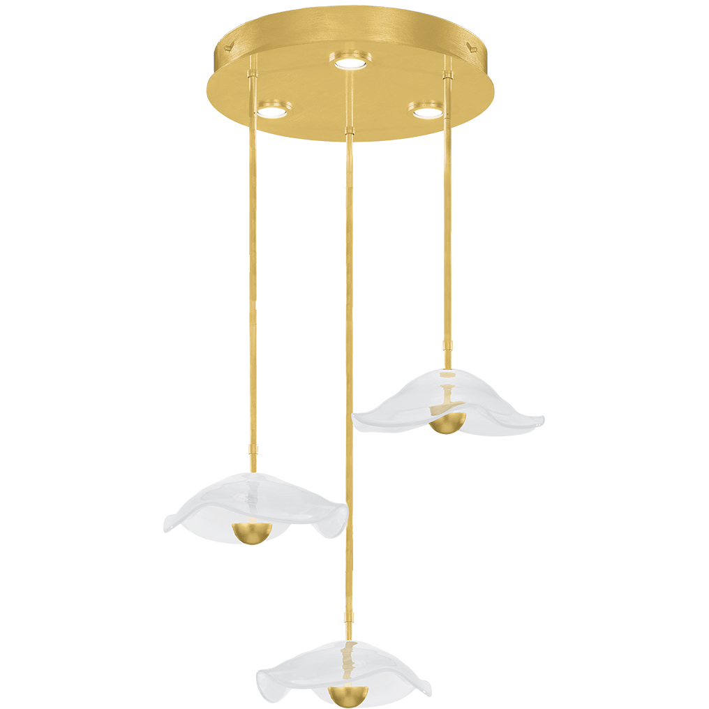 Embark 6 Light 31.25 inch Gold Pendant Ceiling Light
