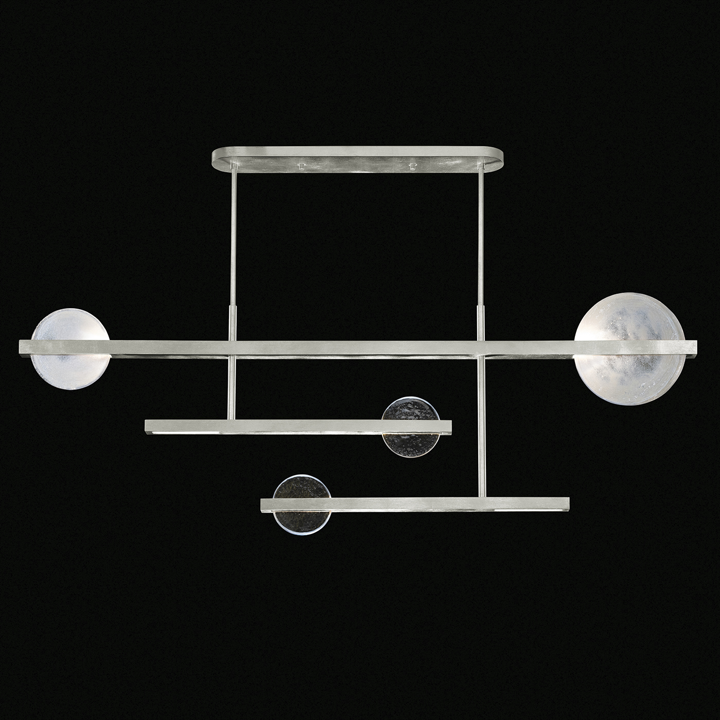 Selene 8 Light 66.5 inch Silver Pendant Ceiling Light