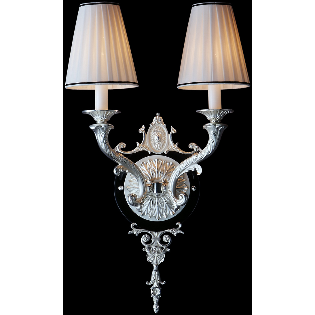 Mariner Luxury LED 14.96 inch Antique Silver Plated Wall Sconce Wall Light