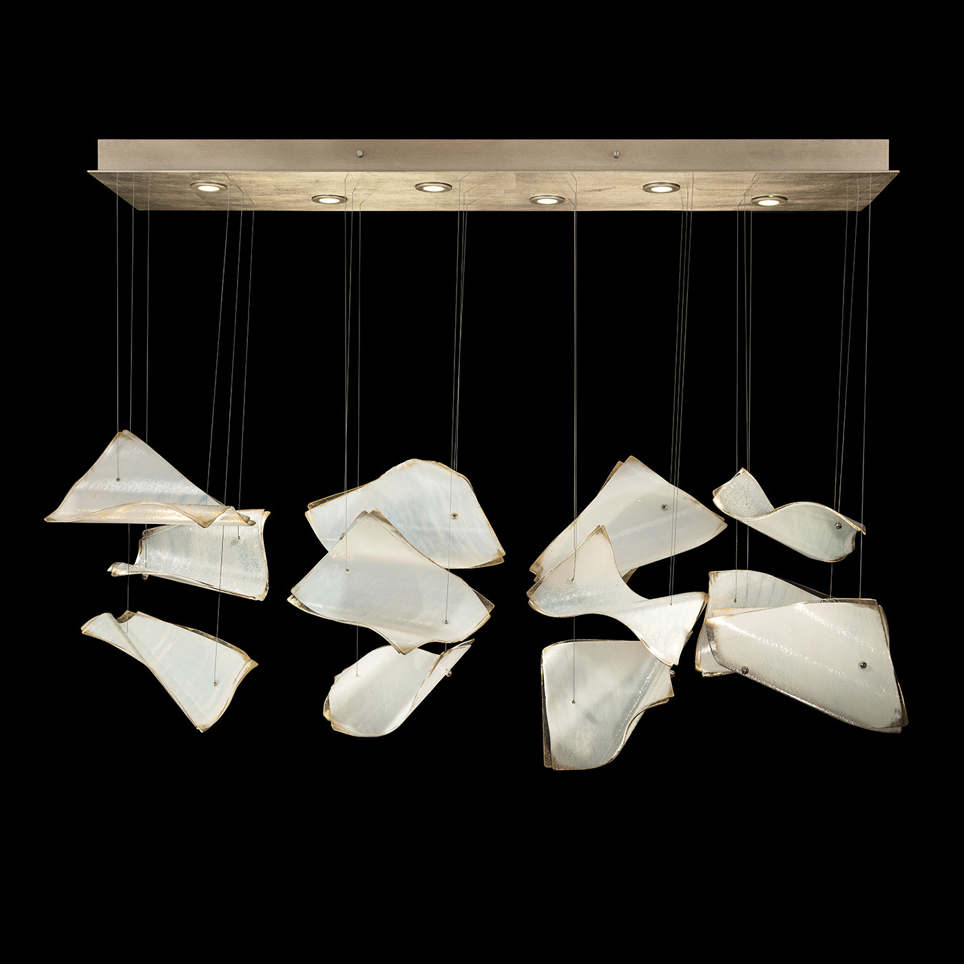 Elevate LED 50 inch Gold Pendant Ceiling Light