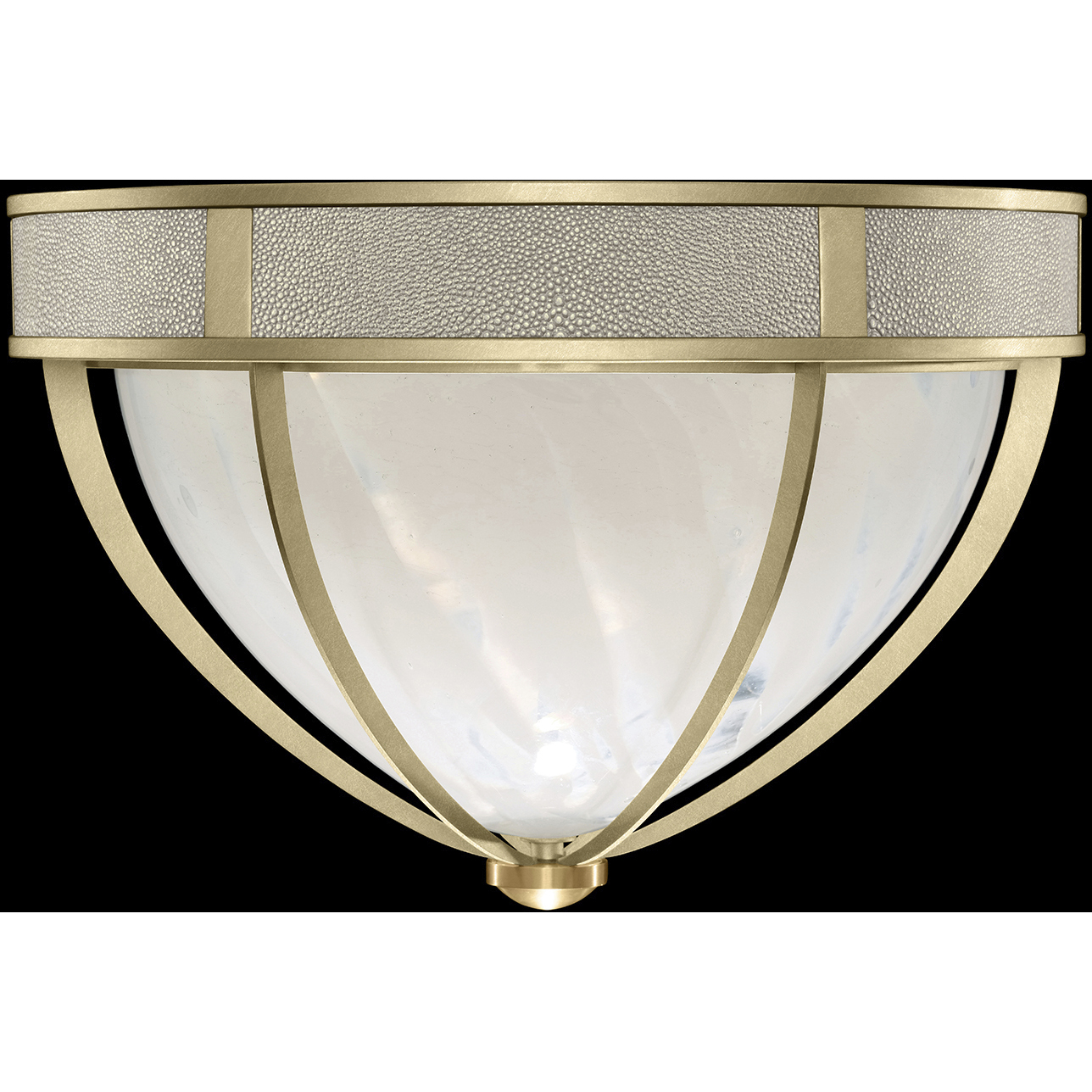Mirage 3 Light 18.75 inch Gold Flush Mount Ceiling Light