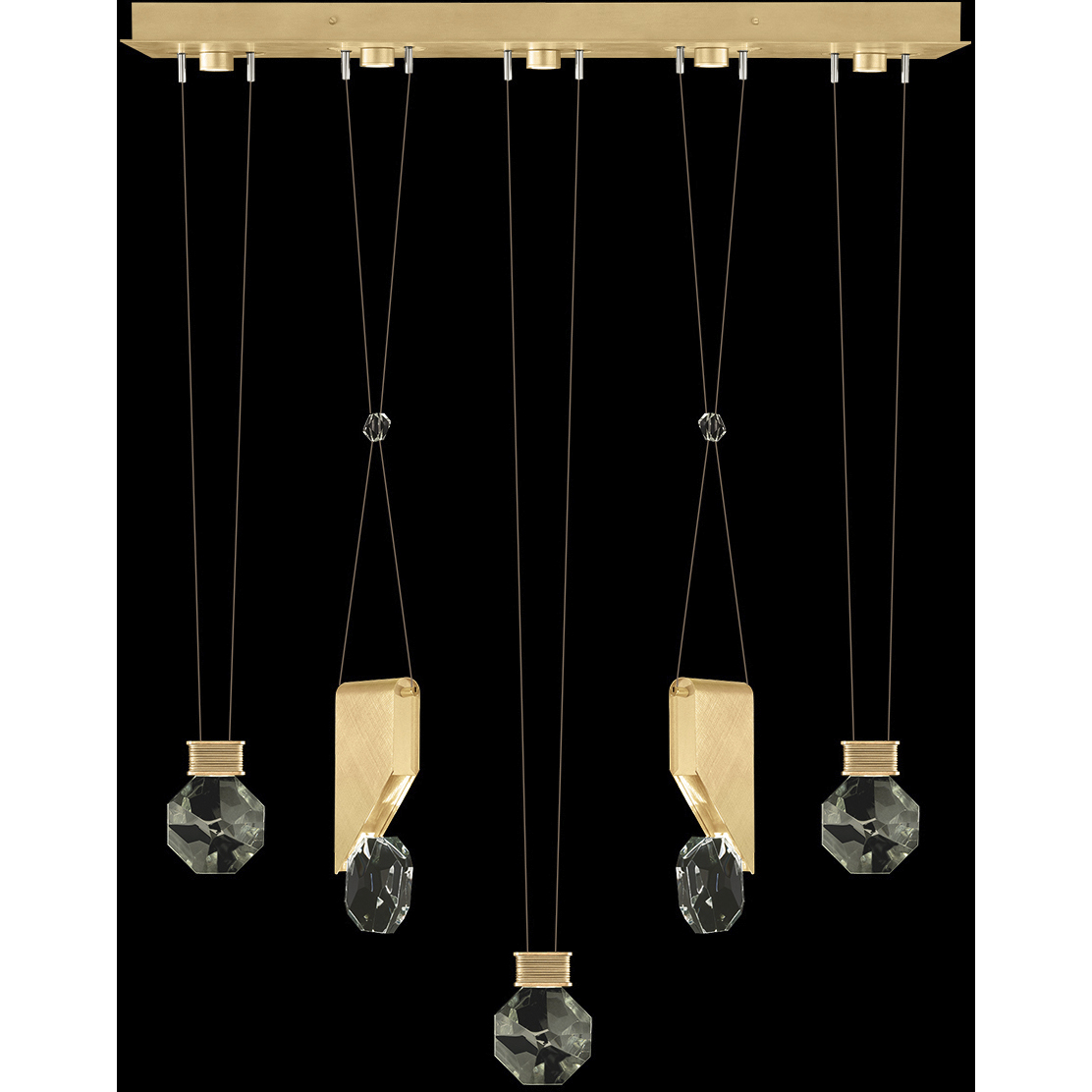 Aria 10 Light 43 inch Gold Pendant Ceiling Light