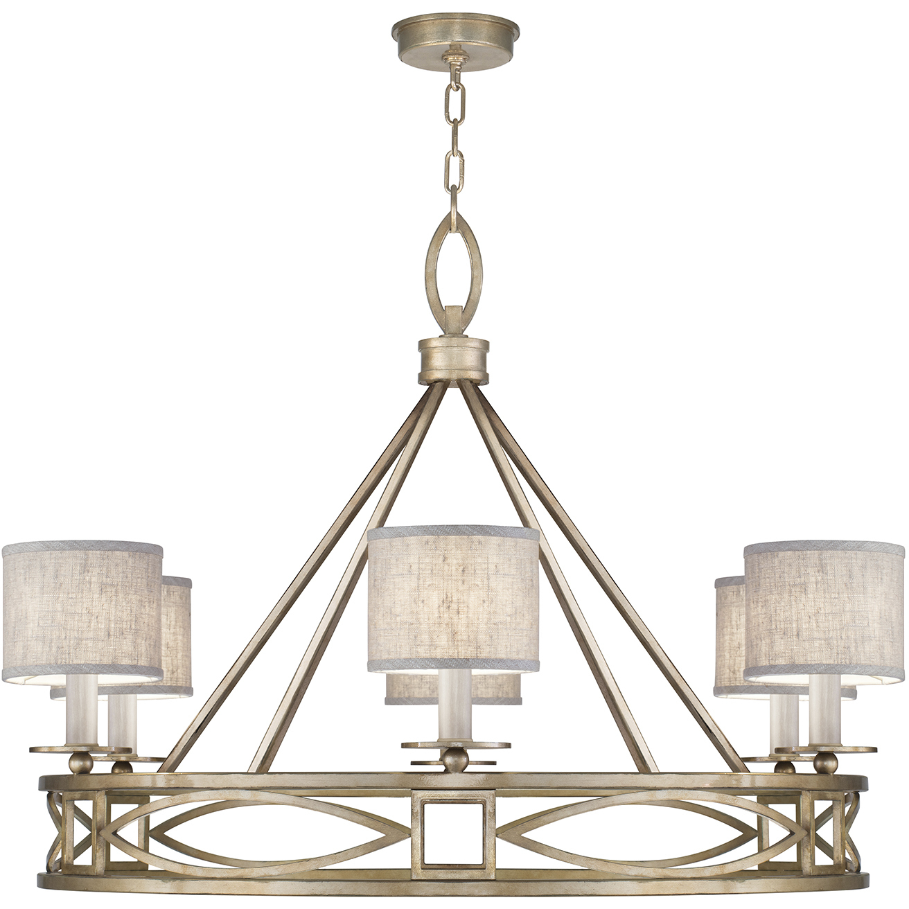 Cienfuegos 6 Light 39.5 inch Gold Chandelier Ceiling Light