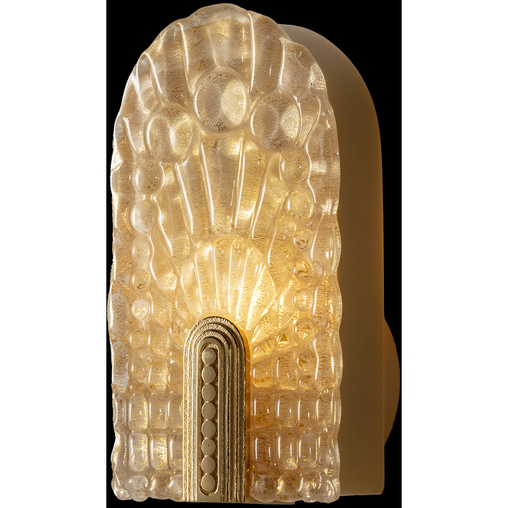 Mariner Luxury LED 5.91 inch Antique Gold Plated Wall Sconce Wall Light