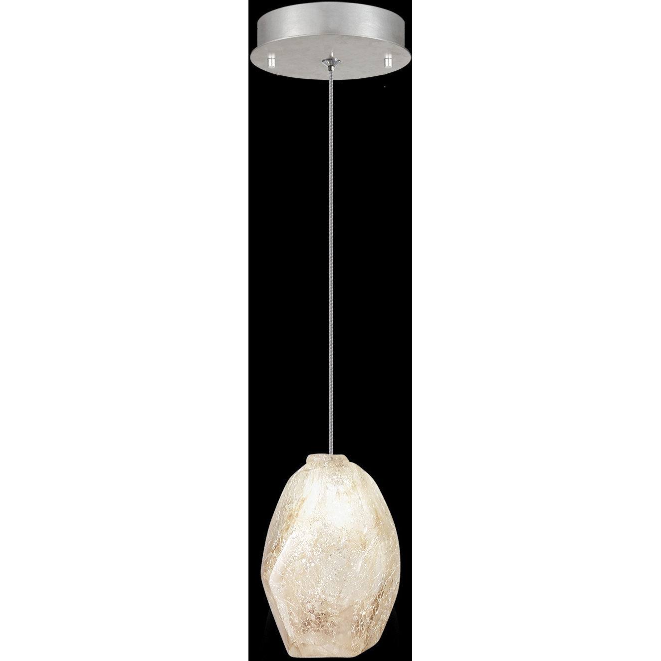 Natural Inspirations 1 Light 5.5 inch Silver Drop Light Ceiling Light