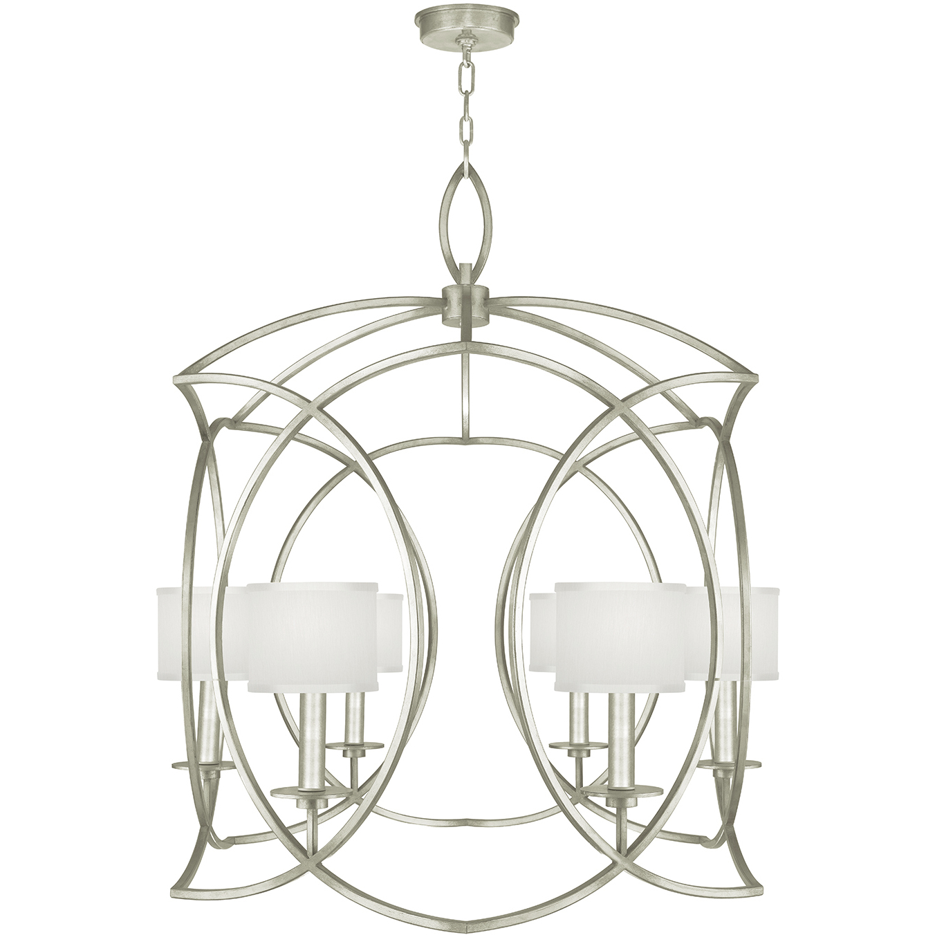 Cienfuegos 6 Light 30.5 inch Silver Chandelier Ceiling Light