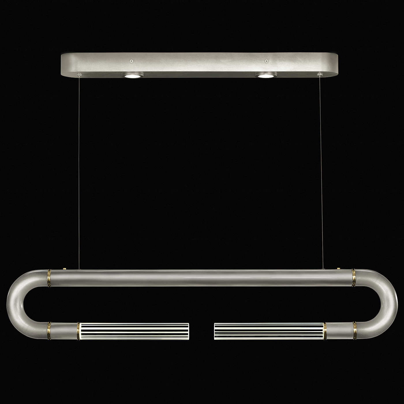 Antonia LED 52 inch Silver Pendant Ceiling Light