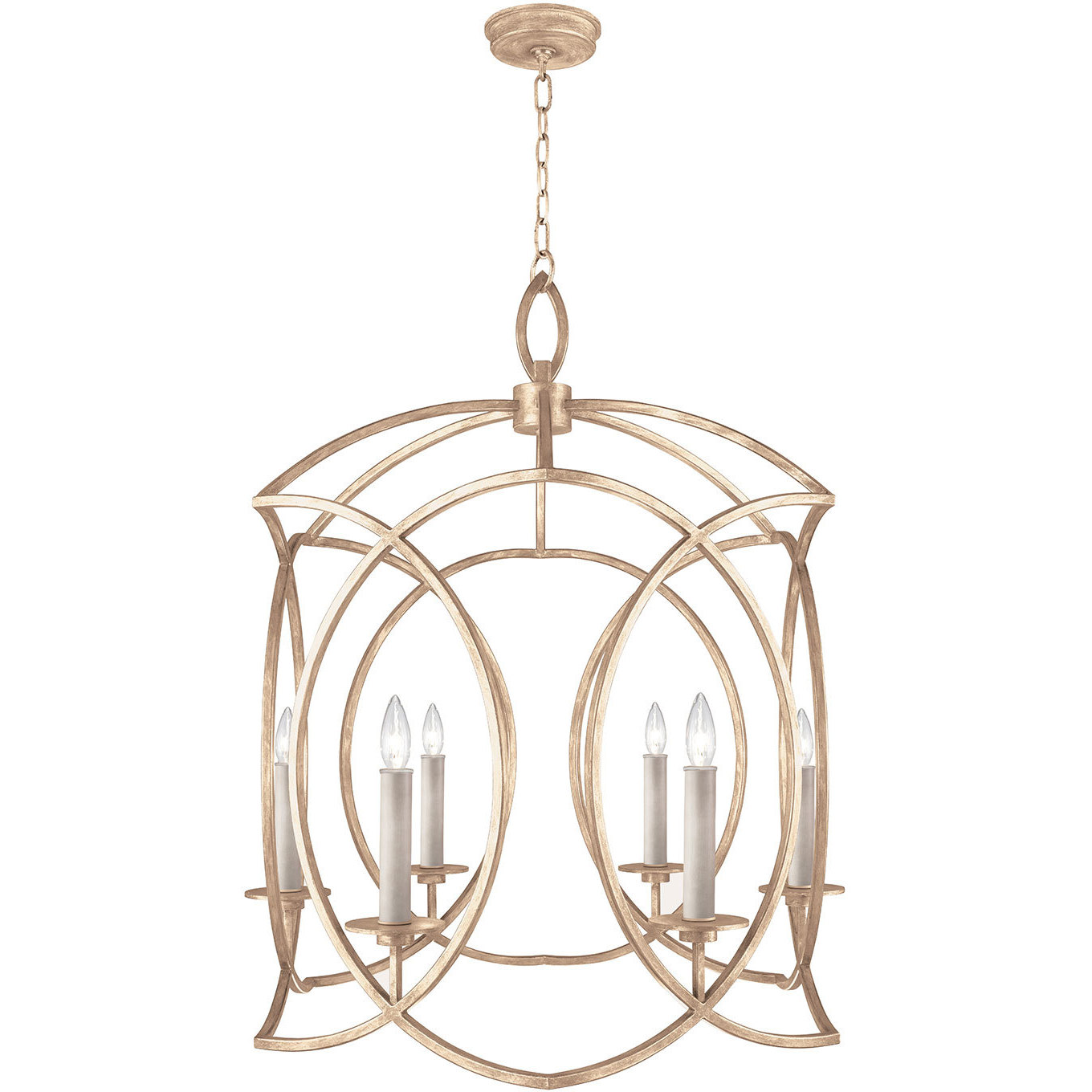 Cienfuegos 6 Light 28.5 inch Gold Chandelier Ceiling Light