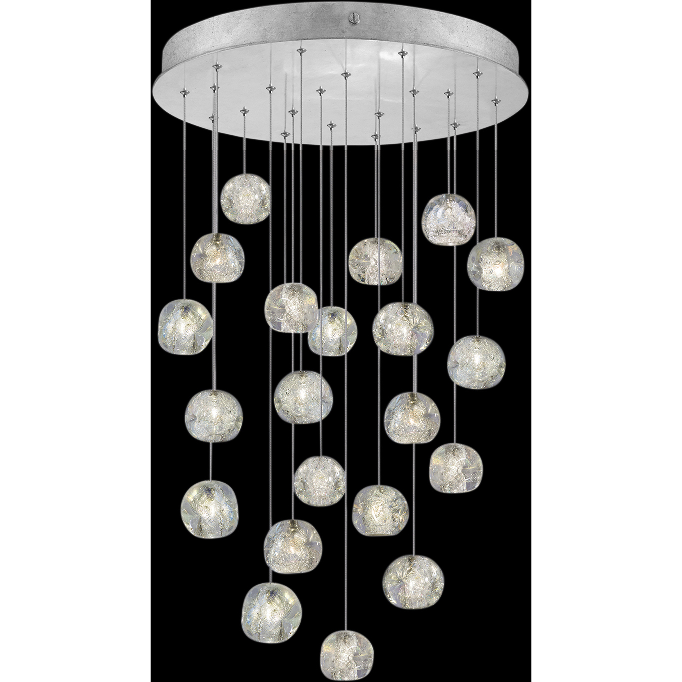 Natural Inspirations 22 Light 24 inch Silver Pendant Ceiling Light