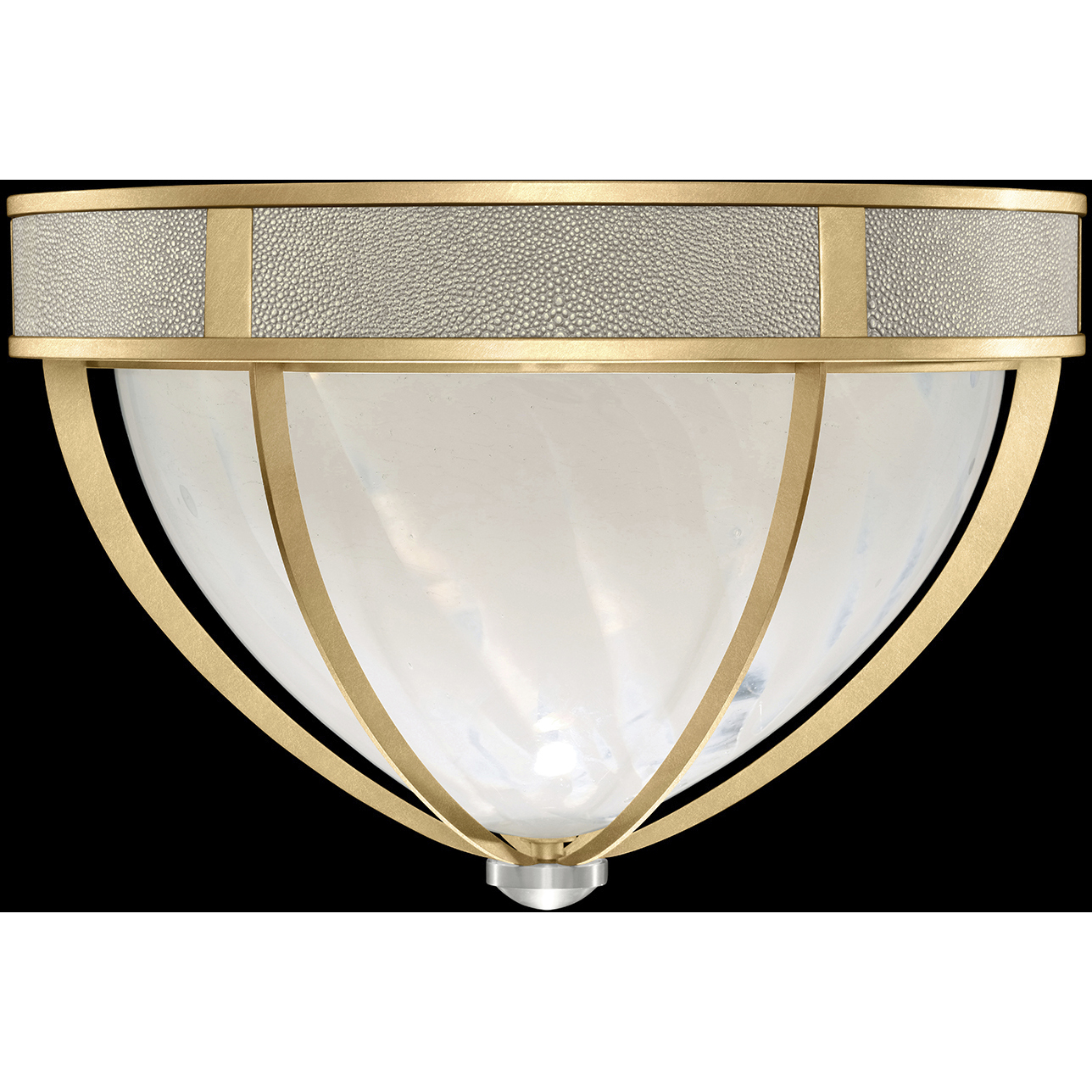 Mirage 3 Light 18.75 inch Gold Flush Mount Ceiling Light