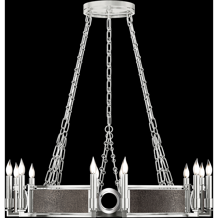 Mirage 12 Light 35.75 inch Silver Chandelier Ceiling Light
