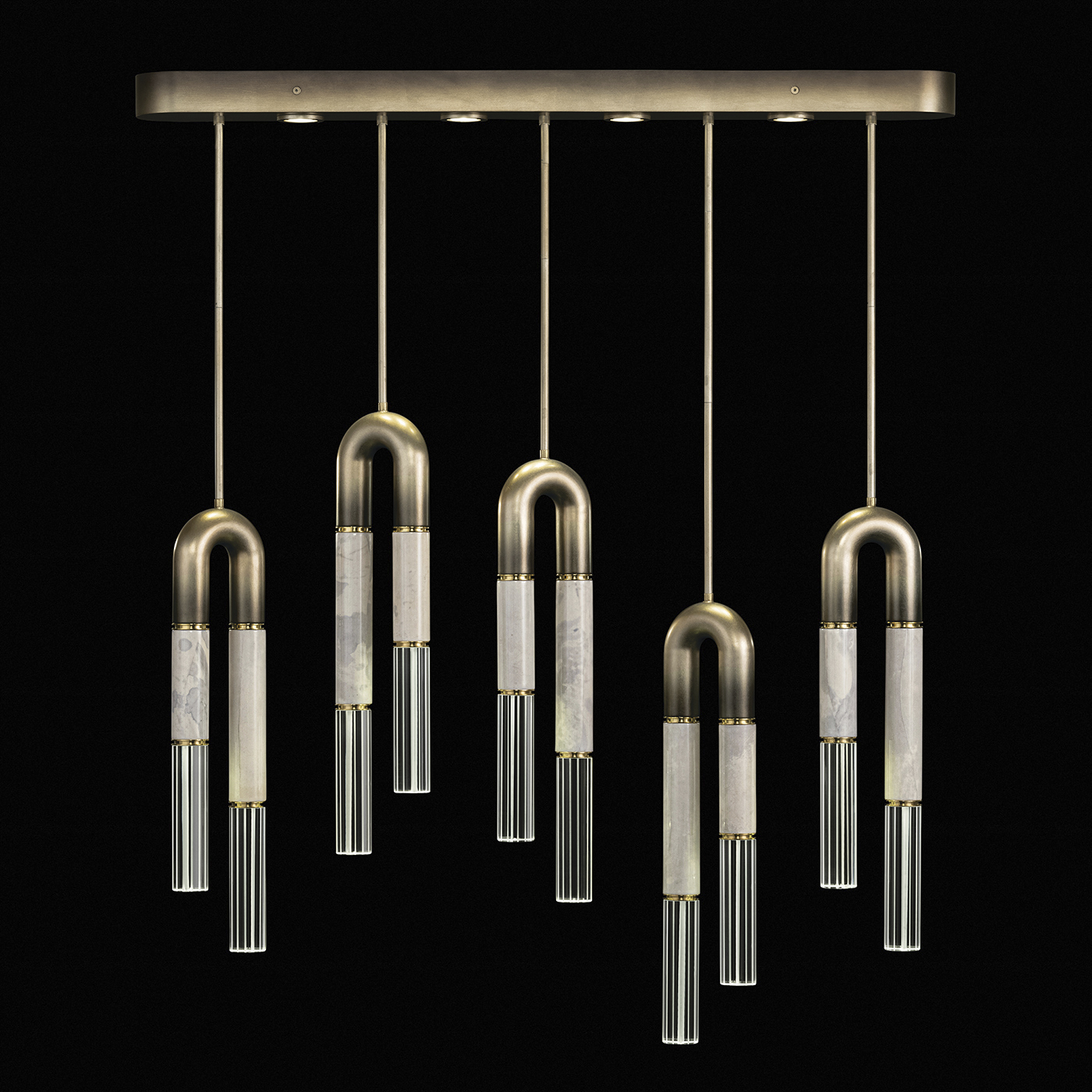 Antonia LED 51.5 inch Bronze Pendant Ceiling Light