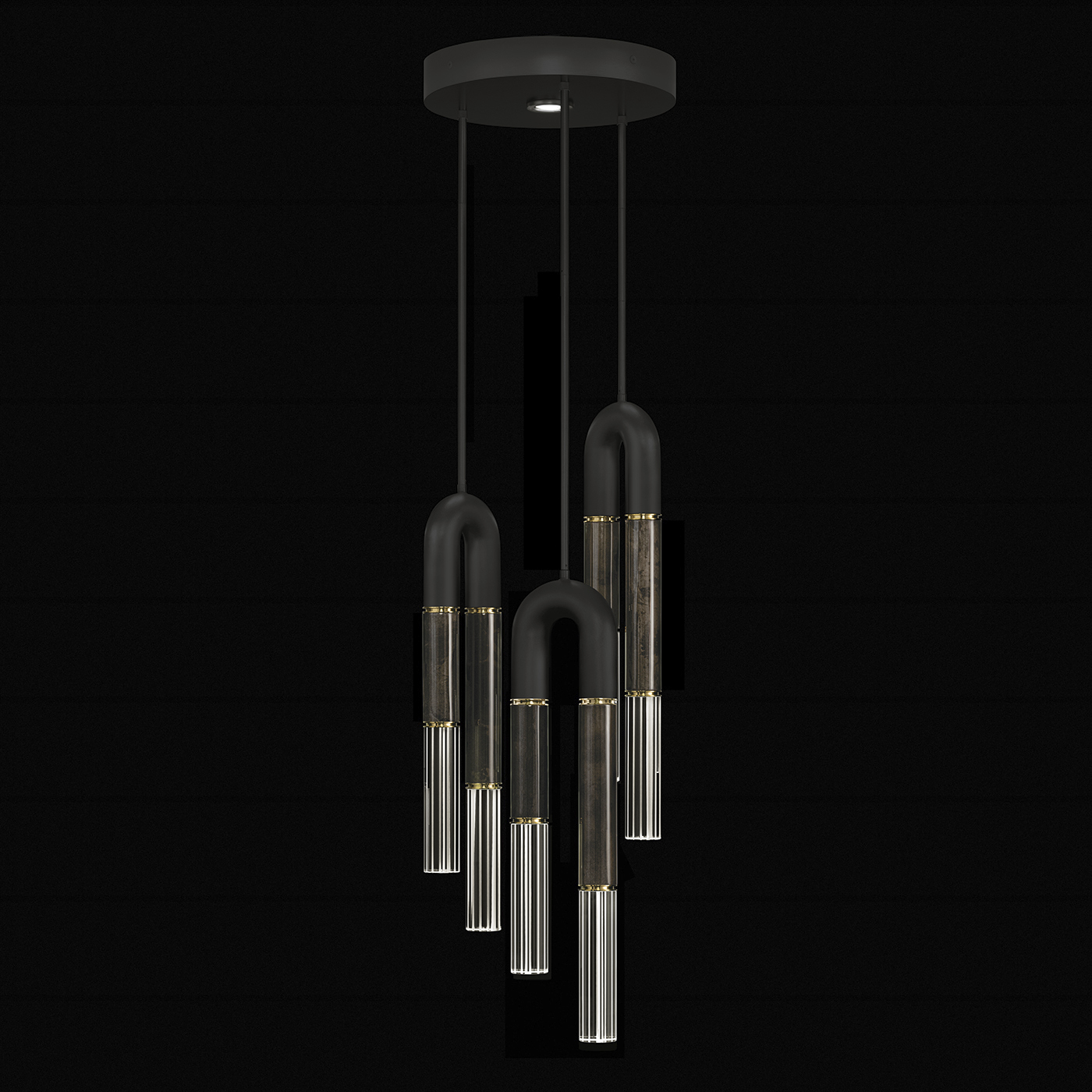 Antonia LED 16 inch Black Pendant Ceiling Light