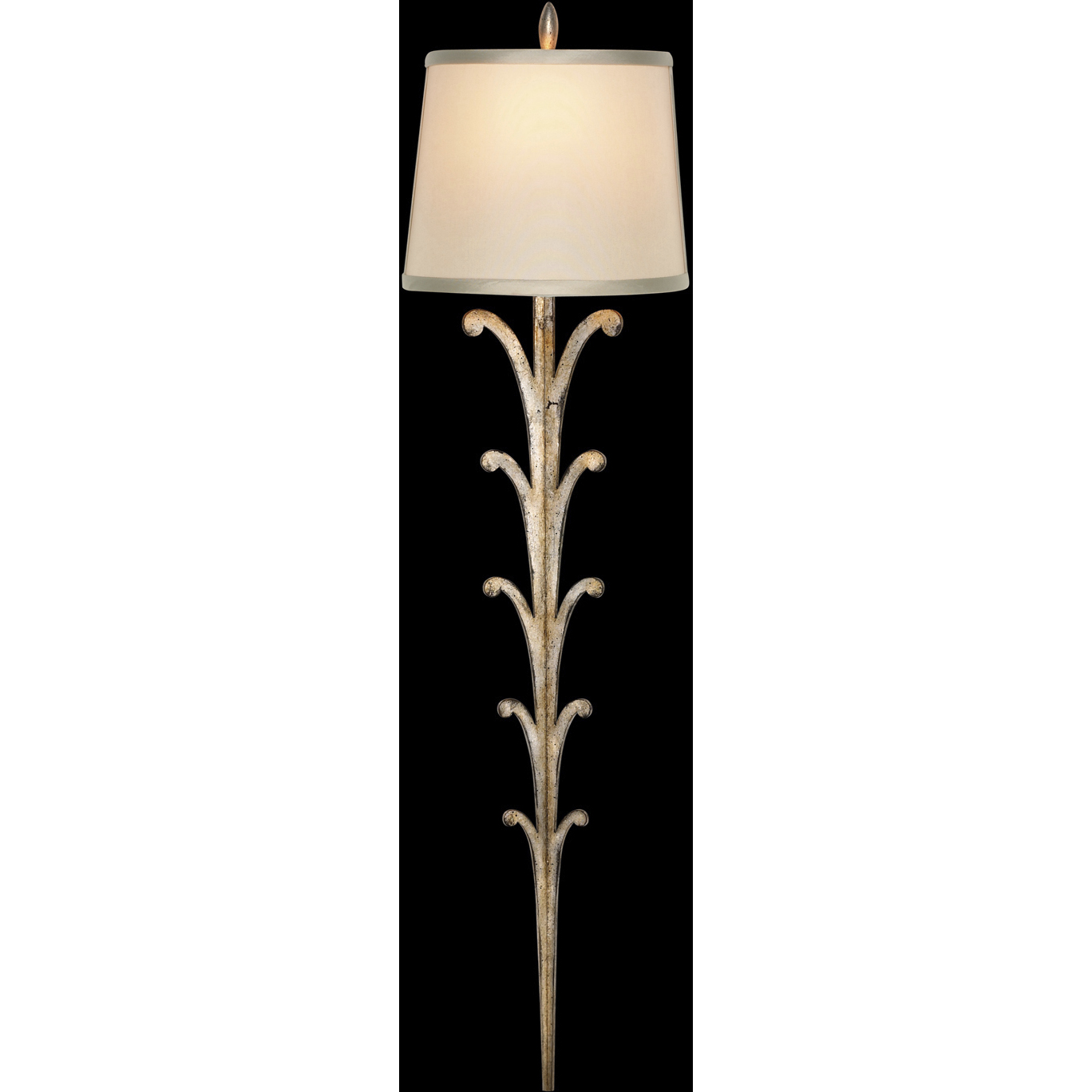 Allegretto 1 Light 7 inch Silver ADA Sconce Wall Light