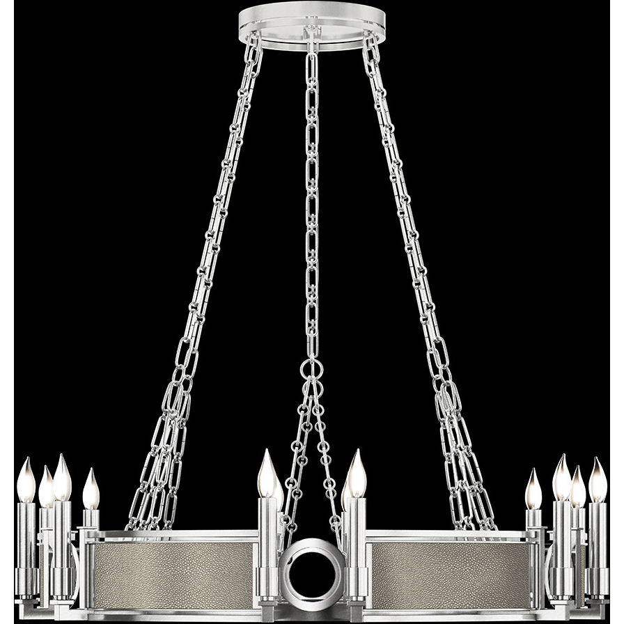 Mirage 12 Light 35.75 inch Silver Chandelier Ceiling Light