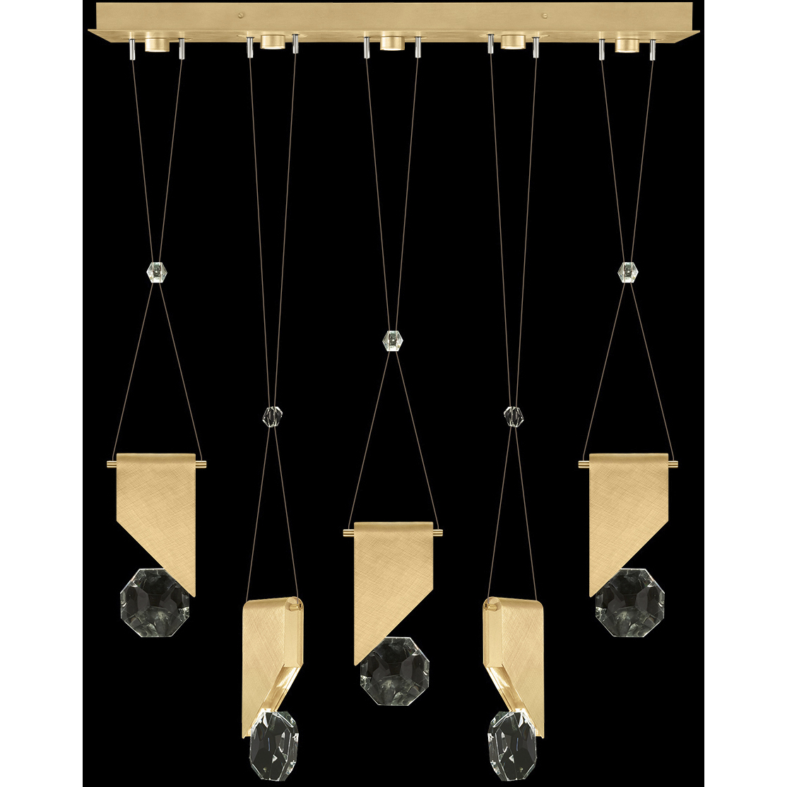 Aria 10 Light 43 inch Gold Pendant Ceiling Light