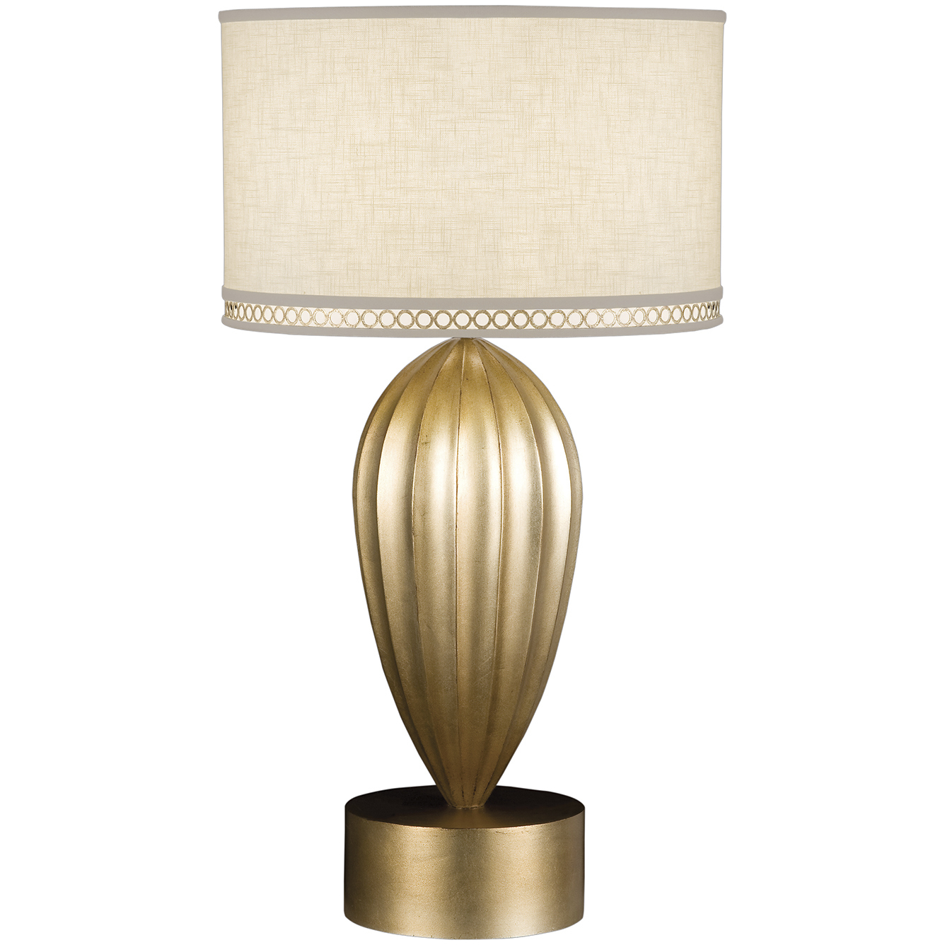 Allegretto 33 inch 150 watt Gold Table Lamp Portable Light
