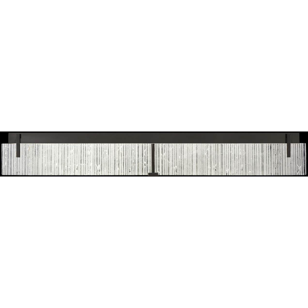 Terra 7 Light 48.3 inch Black Bath Bar Wall Light