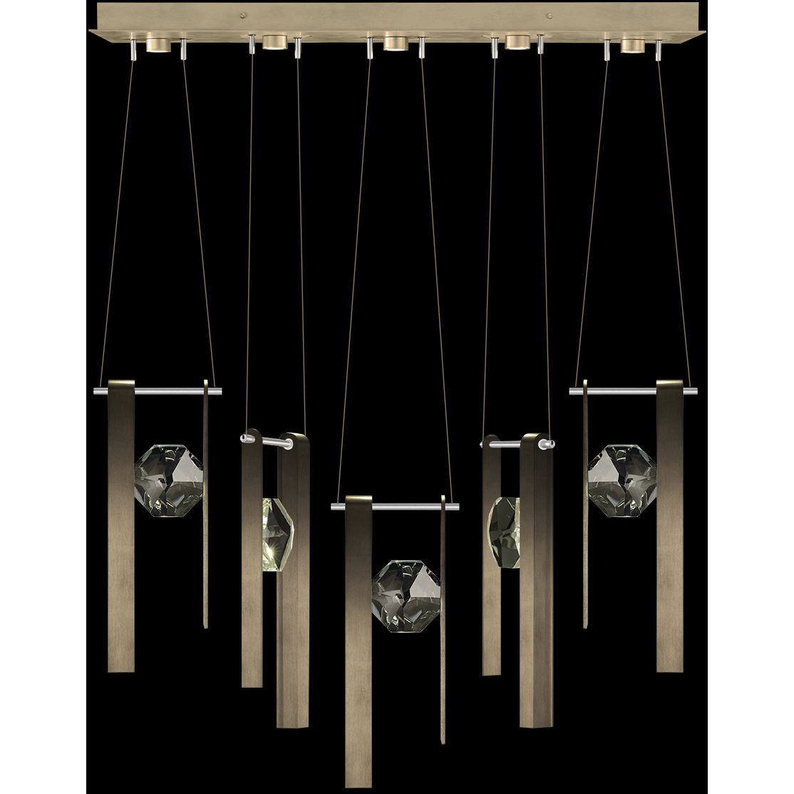 Aria 10 Light 43 inch Bronze Pendant Ceiling Light