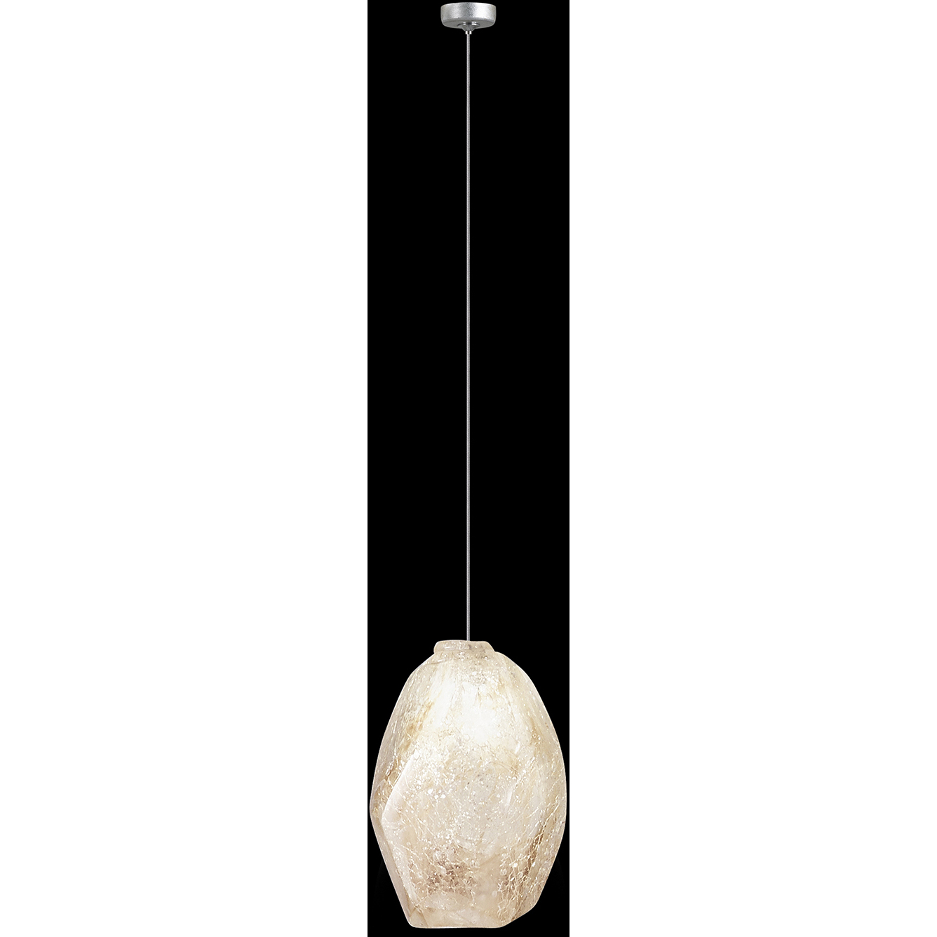Natural Inspirations 1 Light 4.5 inch Silver Drop Light Ceiling Light