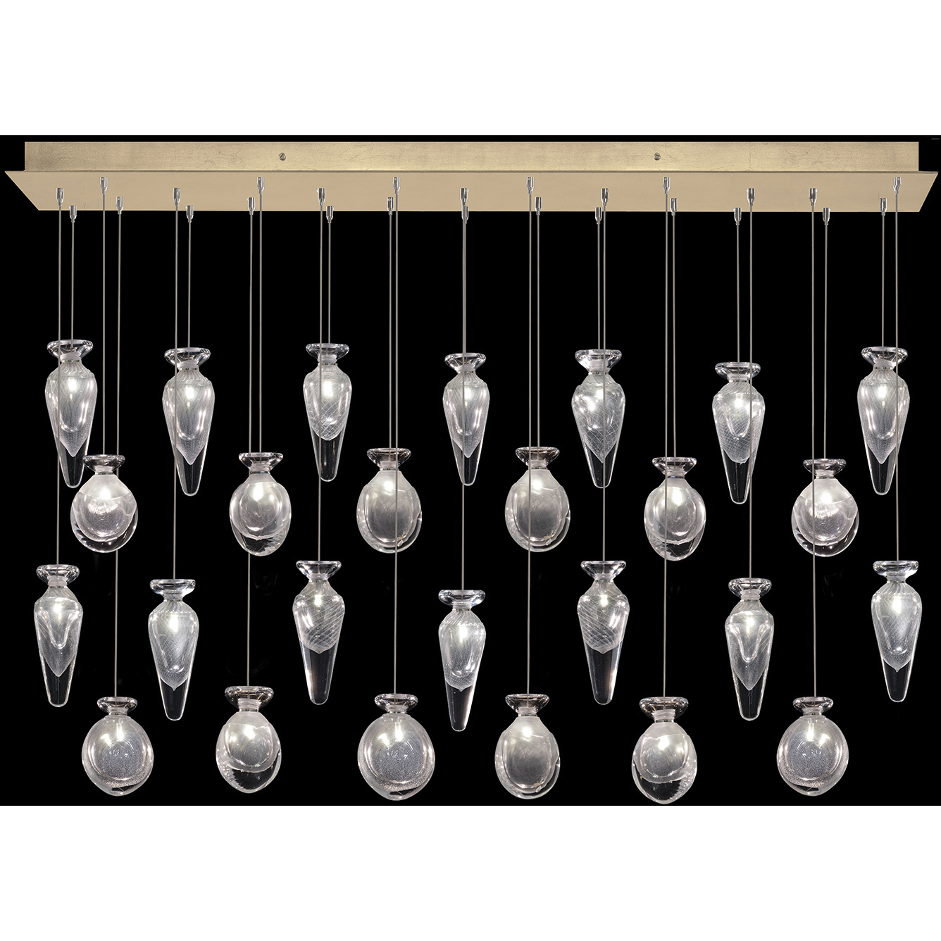 Essence 26 Light 54 inch Gold Pendant Ceiling Light
