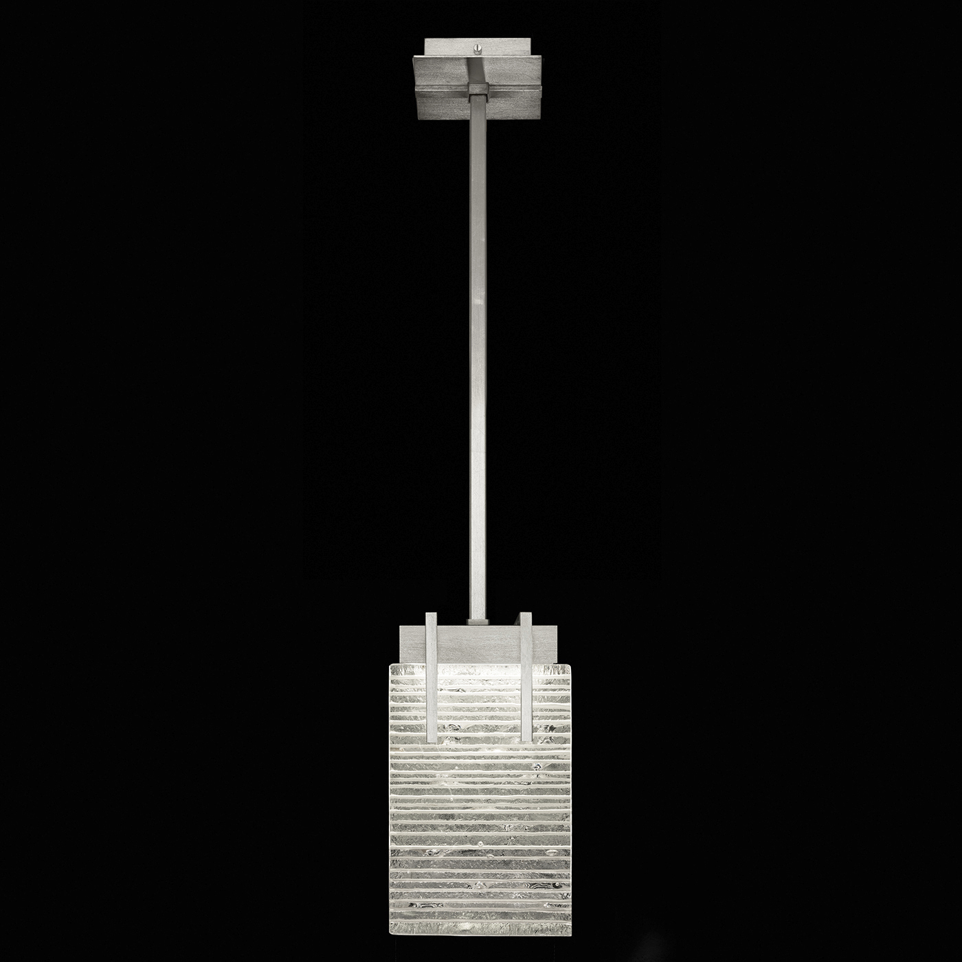 Terra 2 Light 7.75 inch Silver Pendant Ceiling Light