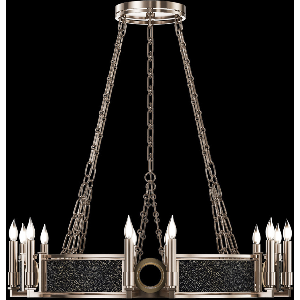 Mirage 12 Light 35.75 inch Gold Chandelier Ceiling Light