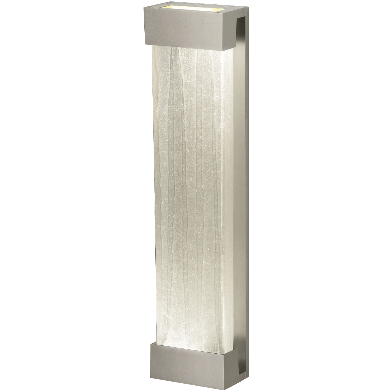 Crystal Bakehouse 2 Light 7 inch Silver ADA Sconce Wall Light, Indoor/Outdoor