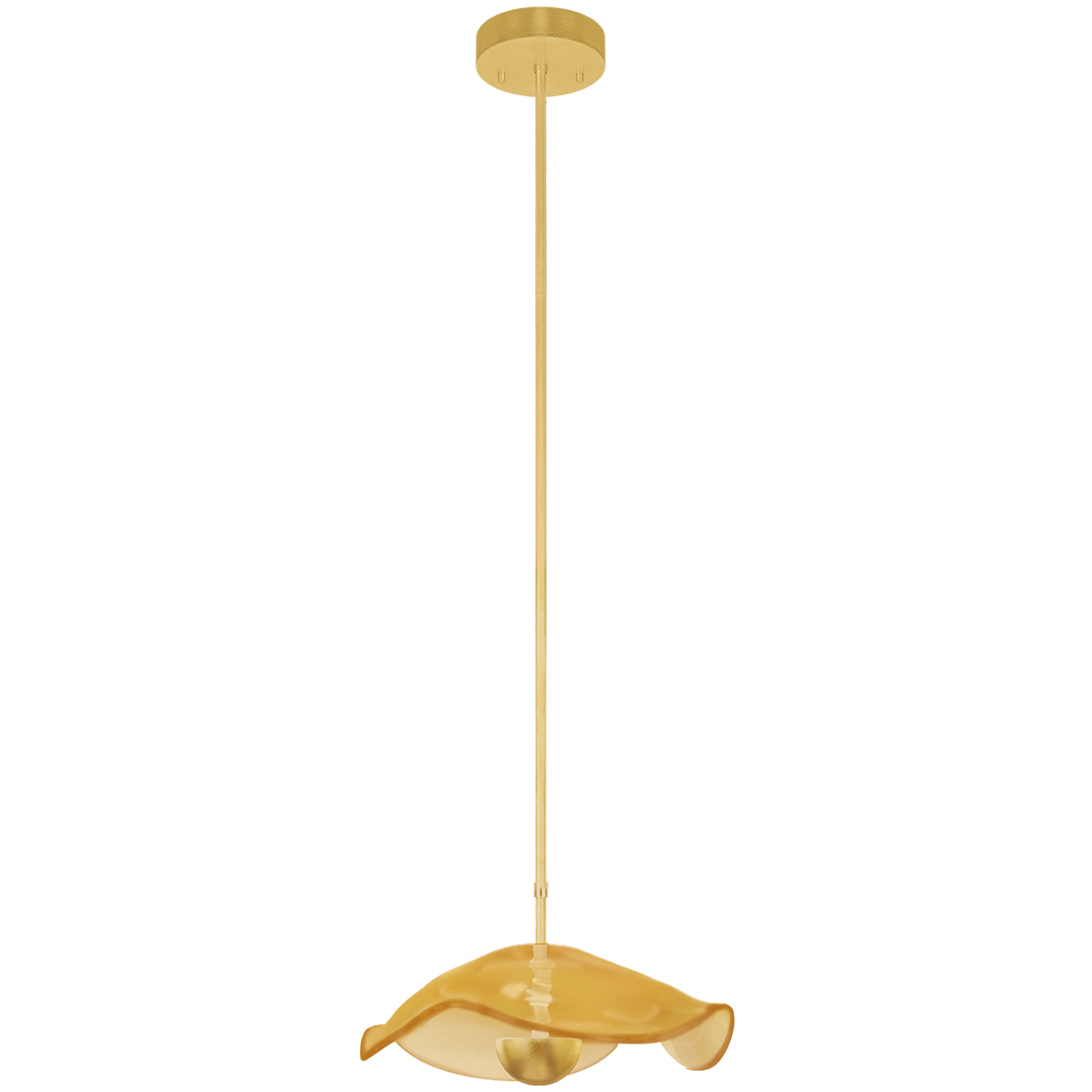 Embark 1 Light 12 inch Gold Pendant Ceiling Light