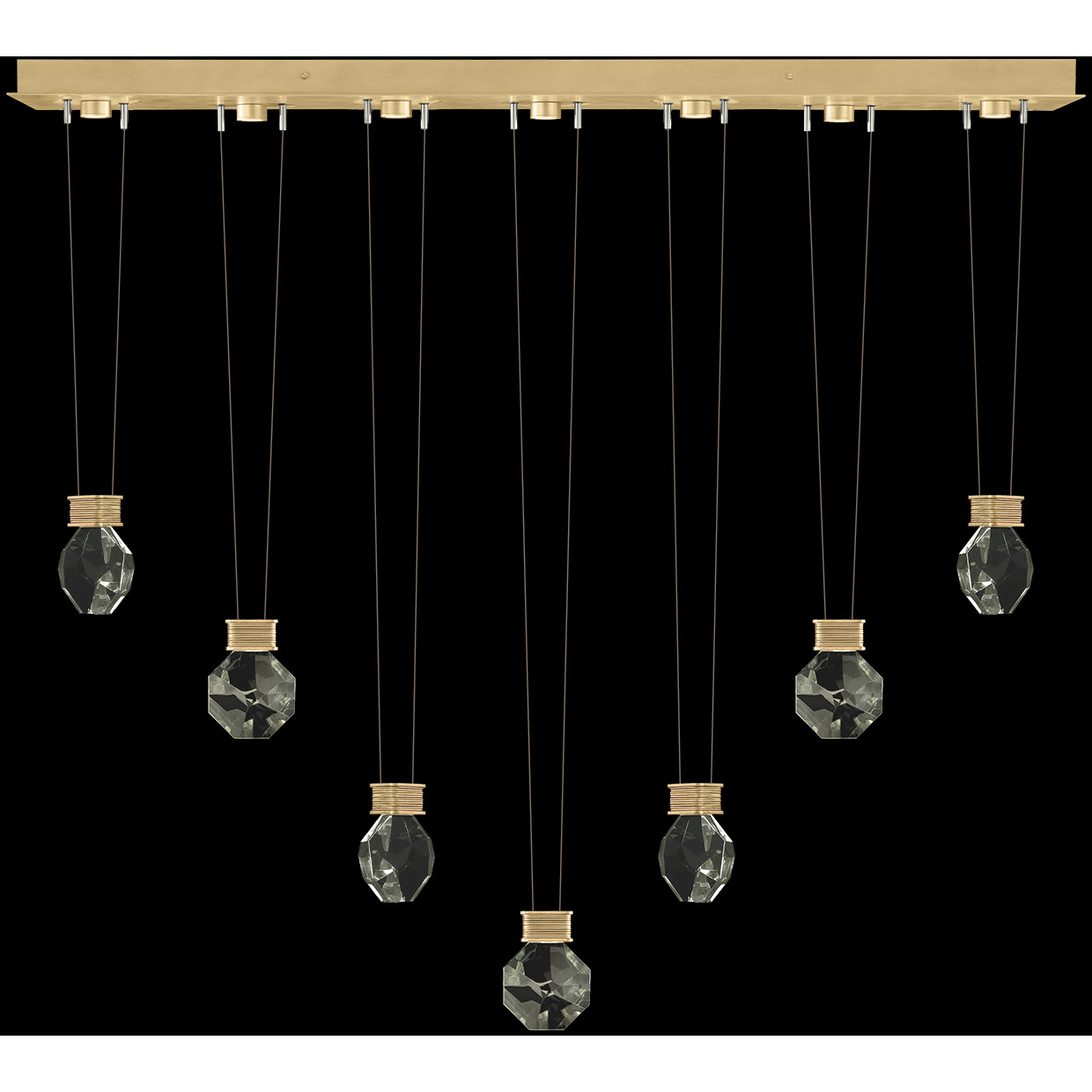 Aria 14 Light 60 inch Gold Pendant Ceiling Light