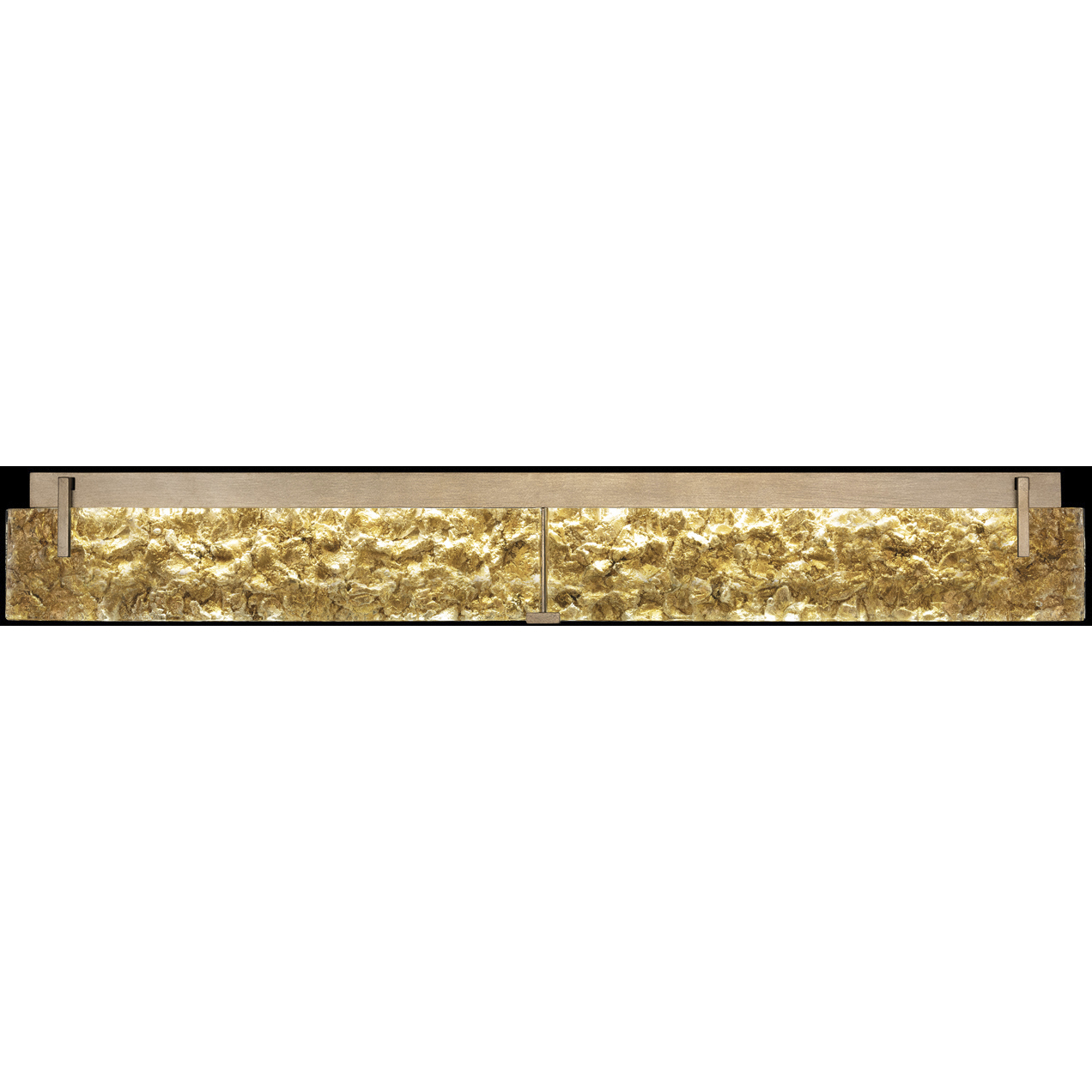 Terra 7 Light 48.3 inch Gold Bath Bar Wall Light