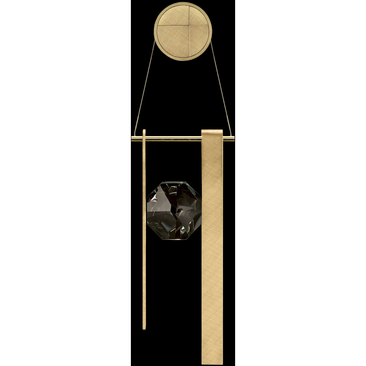 Aria 2 Light 9 inch Gold ADA Sconce Wall Light in Brushed Gold