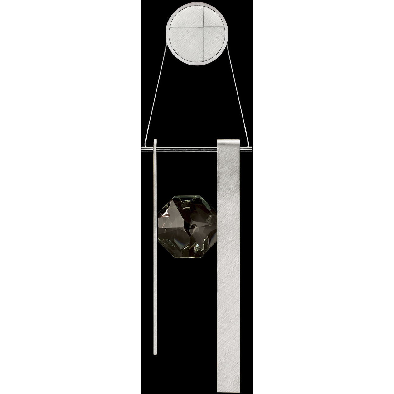 Aria 2 Light 9 inch Silver ADA Sconce Wall Light in Brushed Silver