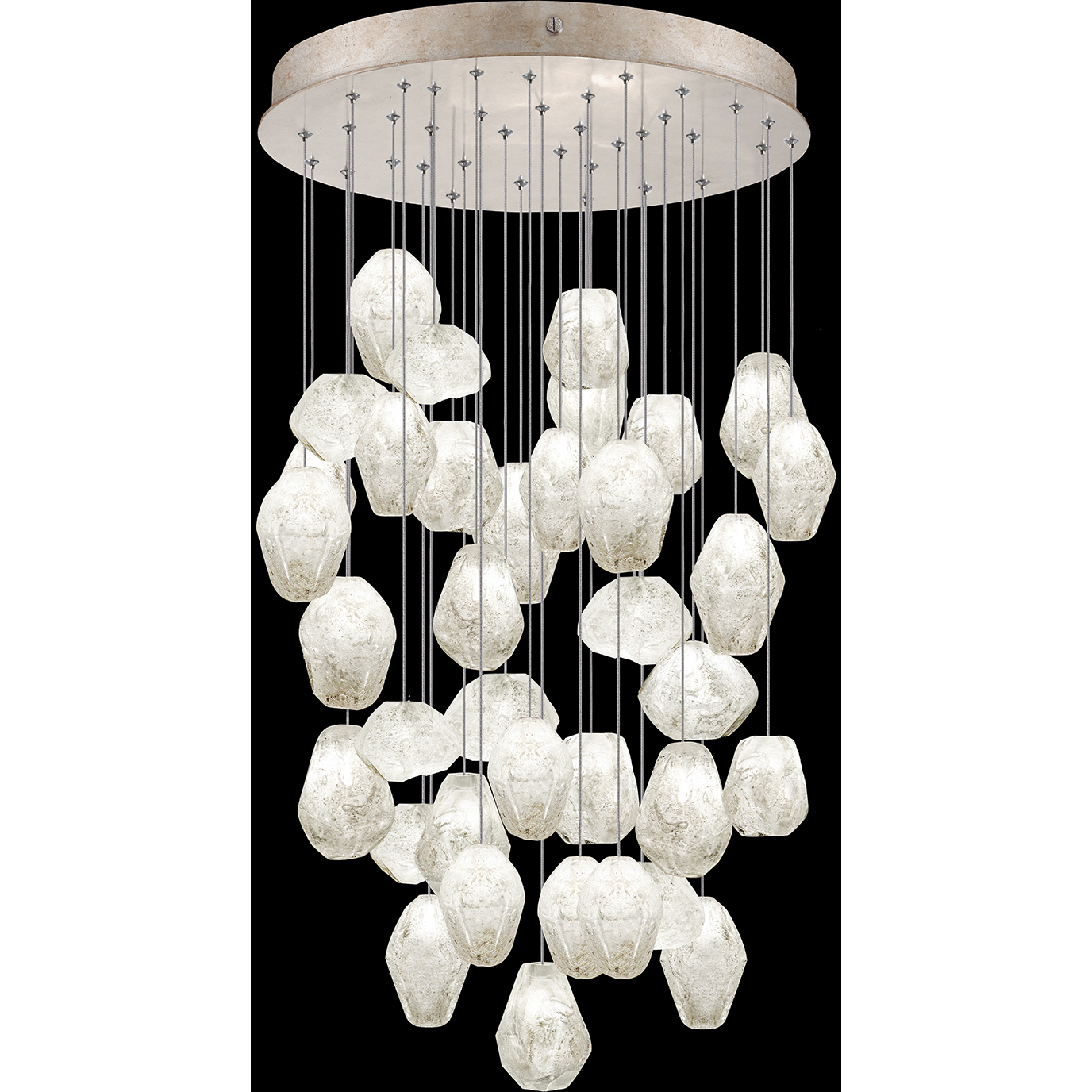 Natural Inspirations 36 Light 34 inch Gold Pendant Ceiling Light