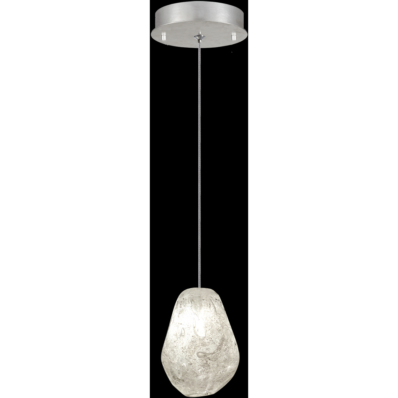Natural Inspirations 1 Light 5.5 inch Silver Drop Light Ceiling Light