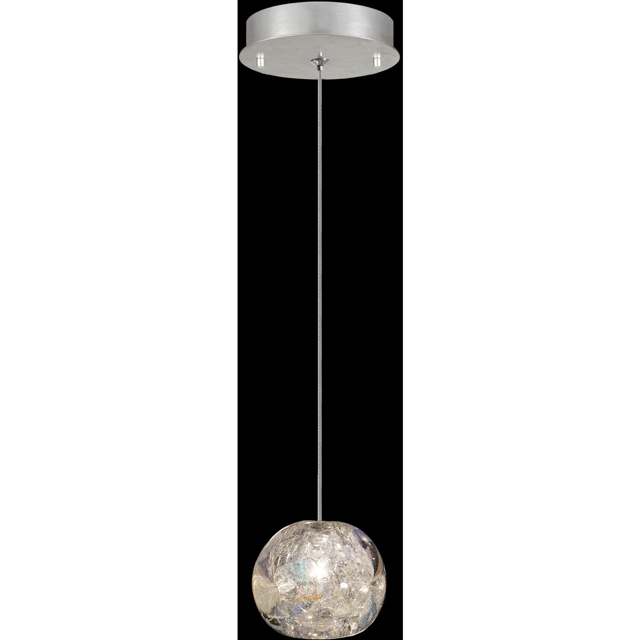 Natural Inspirations 1 Light 5.5 inch Silver Drop Light Ceiling Light
