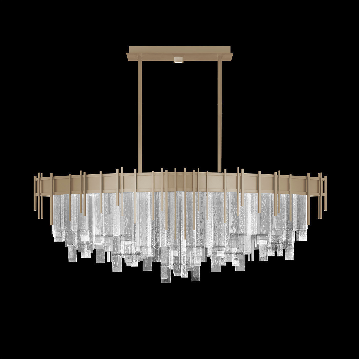 Arpeggio 19 Light 54.5 inch Gold Pendant Ceiling Light