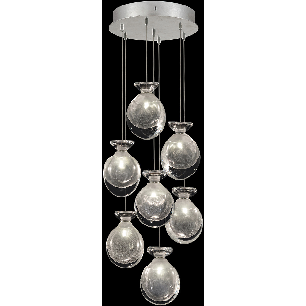 Essence 7 Light 13.5 inch Silver Pendant Ceiling Light
