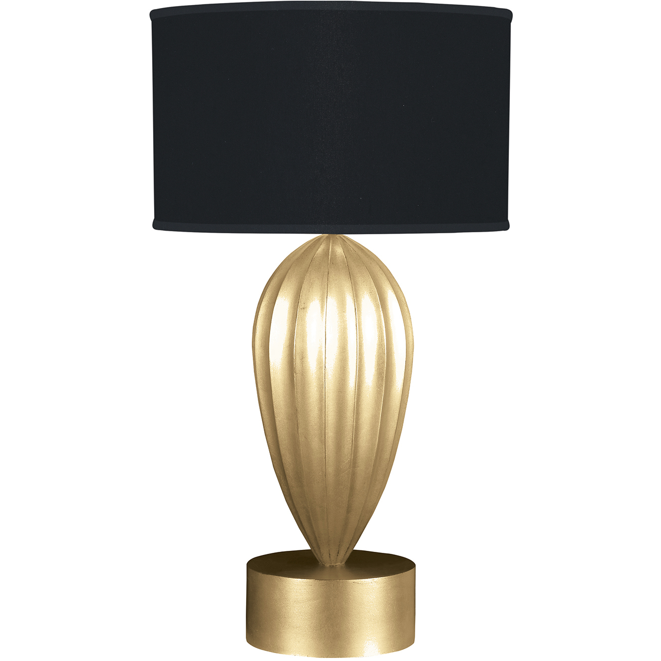 Allegretto 33 inch 150 watt Gold Table Lamp Portable Light