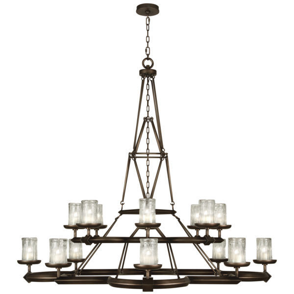 Liaison 16 Light 58 inch Bronze Chandelier Ceiling Light