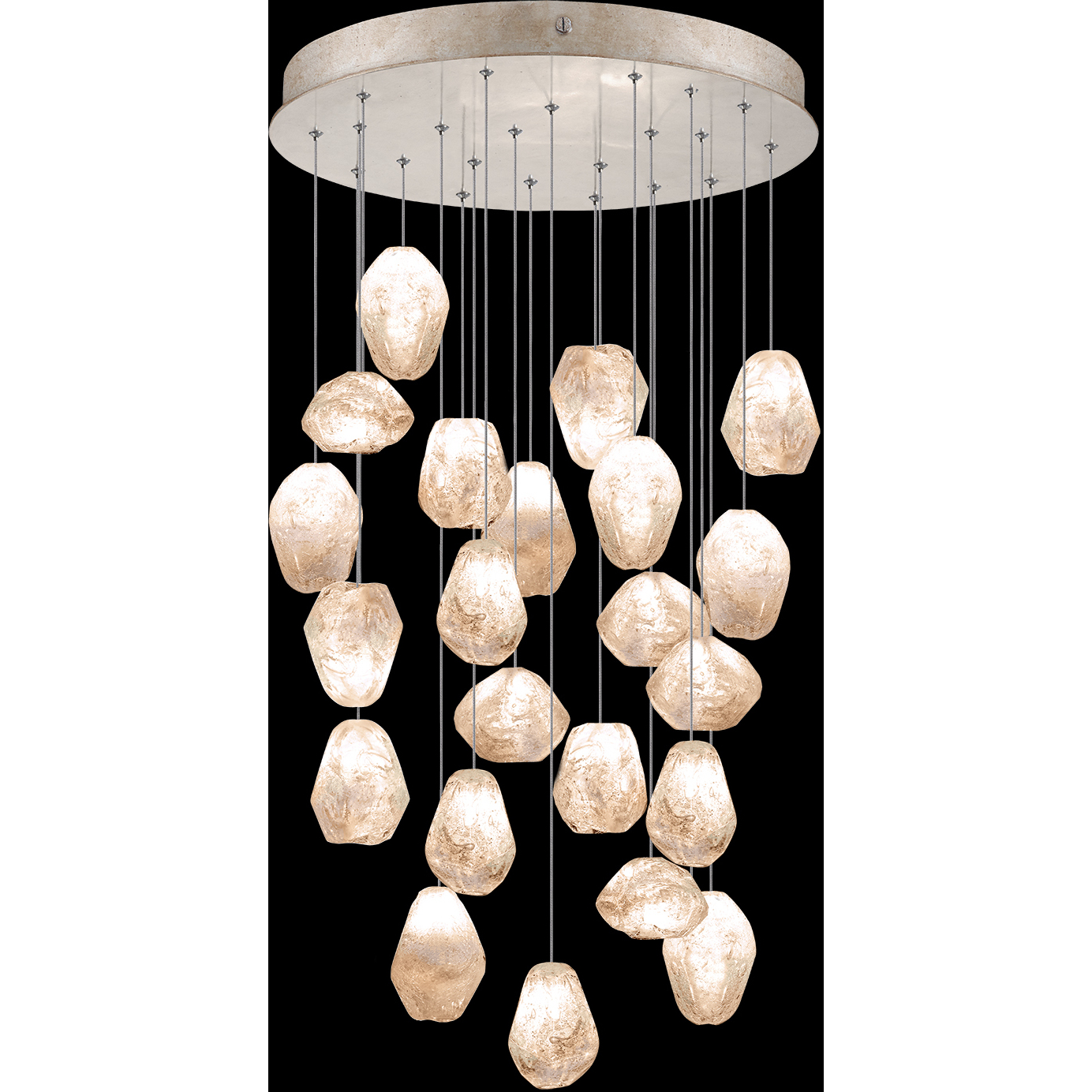 Natural Inspirations 22 Light 24 inch Gold Pendant Ceiling Light