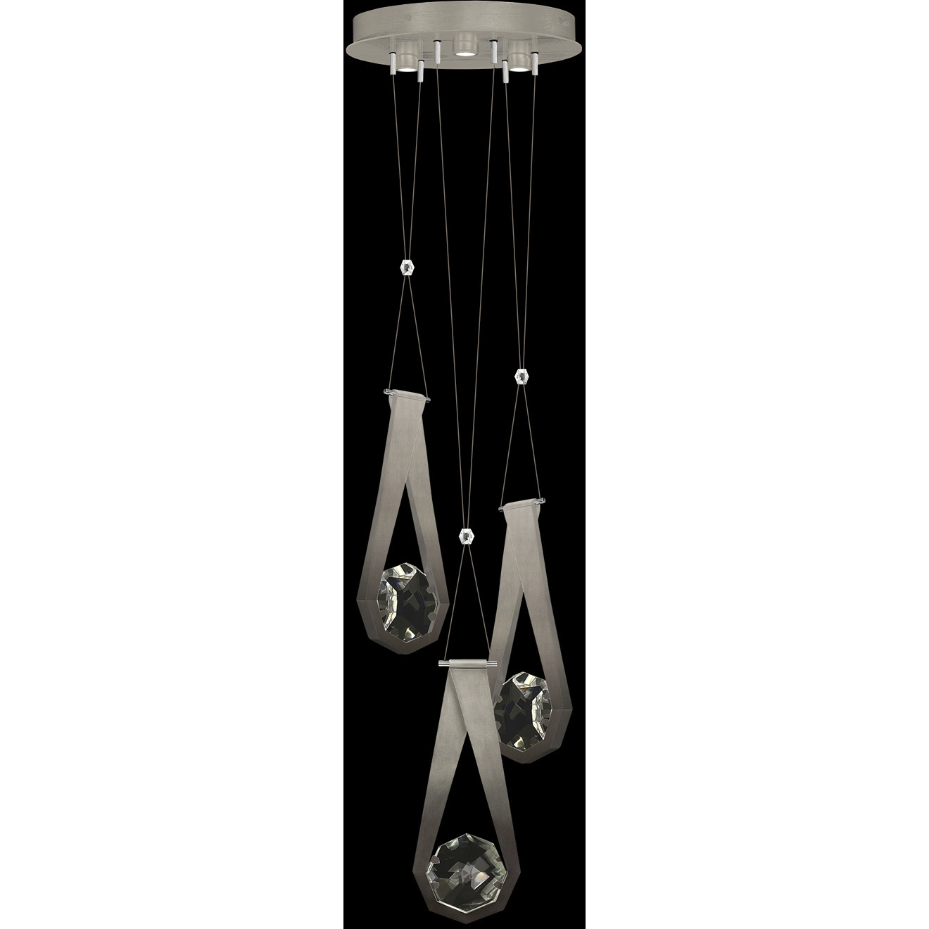 Aria 6 Light 16 inch Silver Pendant Ceiling Light