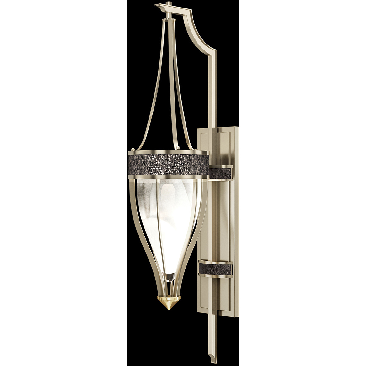 Mirage 1 Light 7.5 inch Gold Sconce Wall Light