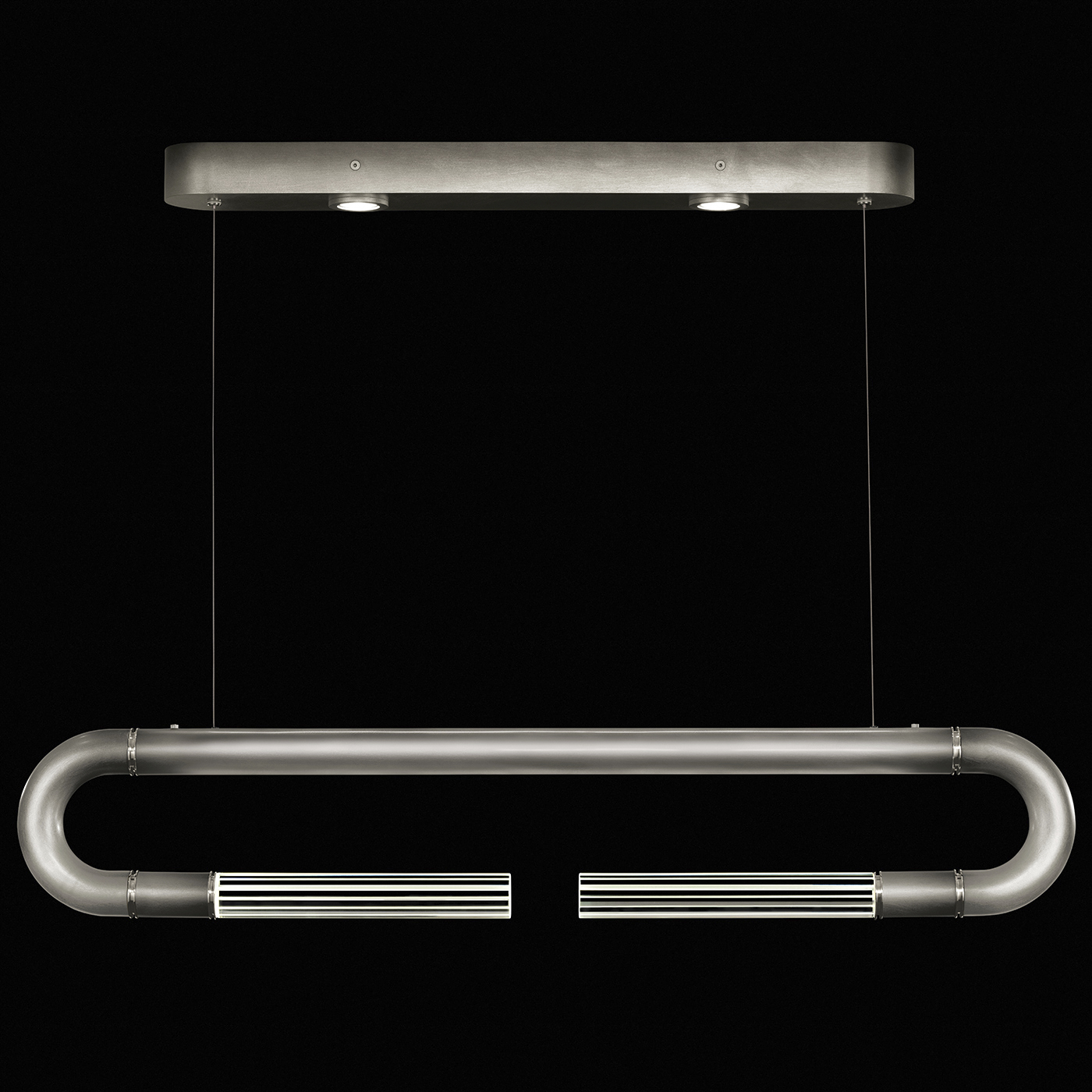 Antonia LED 52 inch Silver Pendant Ceiling Light